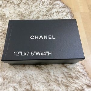 Chanel empty box and tissue